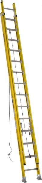 Werner - 28' High, Type IAA Rating, Fiberglass Extension Ladder - 375 Lb Capacity - All Tool & Supply