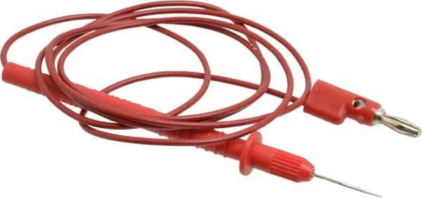 Pomona - Red Electrical Test Equipment Probe - Use with Digital Multimeters - All Tool & Supply