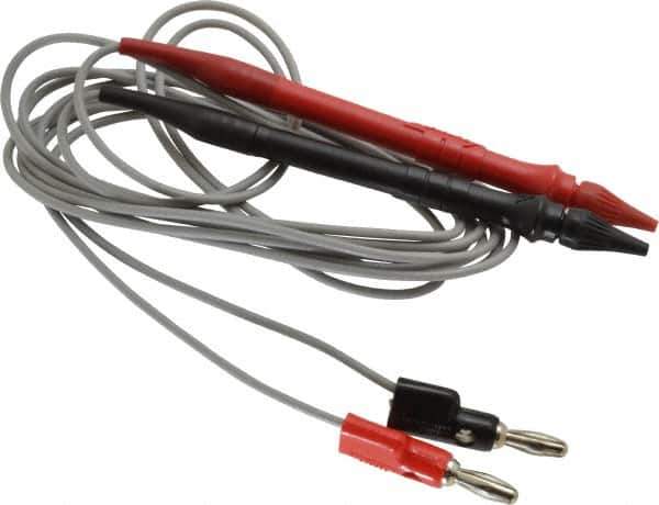 Pomona - Black/Red Electrical Test Equipment Probe Set - Use with Digital Multimeters - All Tool & Supply