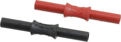 Pomona - Black/Red Electrical Test Equipment Coupler - Use with Digital Multimeters, Test Leads - All Tool & Supply