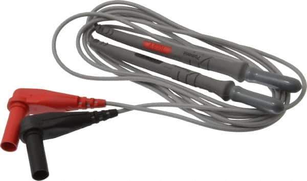 Pomona - Red/Black Electrical Test Equipment Probe - Use with Digital Multimeters - All Tool & Supply