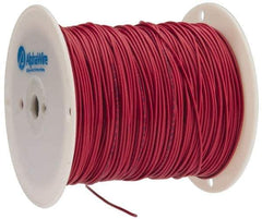 Alpha Wire - 16 AWG, 26 Strand, 305 m OAL, Tinned Copper Hook Up Wire - Red PVC Jacket, 0.092" Diam - All Tool & Supply