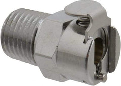 CPC Colder Products - 1/4 NPT Brass, Quick Disconnect, Coupling Body - 250 Max psi, -40 to 180°F, 2" OAL x 0.63" Overall Height, Chrome Plated - All Tool & Supply