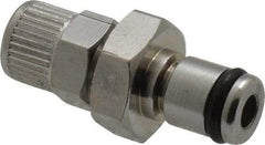 CPC Colder Products - PTF Brass, Quick Disconnect, Inline Coupling Insert - 250 Max psi, -40 to 180°F, 1.12" OAL x 0.63" Overall Height, Chrome Plated - All Tool & Supply