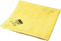 Rubbermaid - Dry Microfiber Wipes - 16" x 16" Sheet Size, Yellow - All Tool & Supply