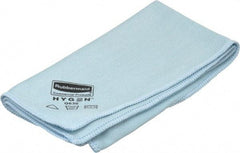 Rubbermaid - Dry Microfiber Wipes - 16" x 16" Sheet Size, Blue - All Tool & Supply