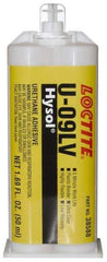 Loctite - 50 mL Cartridge Two Part Epoxy - 10 min Working Time, 1,146 psi Shear Strength, Series U-09LV - All Tool & Supply