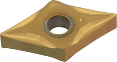 Kennametal - DNGP431 K Grade KC730 Carbide Turning Insert - TiN Finish, 55° Diamond, 1/2" Inscr Circle, 3/16" Thick, 1/64" Corner Radius - All Tool & Supply