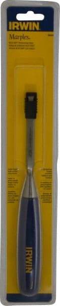 Irwin - 10-3/4" OAL x 3/8" Blade Width Wood Chisel - Polypropylene Handle - All Tool & Supply