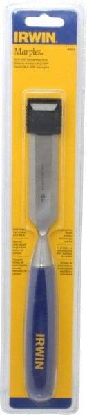 Irwin - 10-3/4" OAL x 1" Blade Width Wood Chisel - Polypropylene Handle - All Tool & Supply