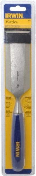 Irwin - 10-3/4" OAL x 2" Blade Width Wood Chisel - Polypropylene Handle - All Tool & Supply