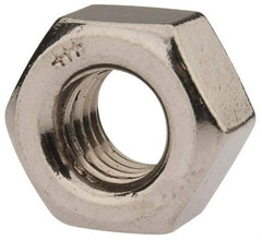 Value Collection - M10x1.50 Metric Coarse Stainless Steel Right Hand Heavy Hex Nut - 17mm Across Flats, 10mm High, Uncoated - All Tool & Supply