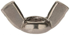 Value Collection - M12x1.75 Metric Coarse, Stainless Steel Standard Wing Nut - Grade 18-8, Austenitic Grade A2, 65mm Wing Span, 33.5mm Wing Span - All Tool & Supply