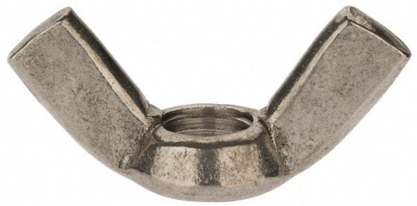 Value Collection - M16x2.00 Metric Coarse, Stainless Steel Standard Wing Nut - Grade 18-8, Austenitic Grade A2, 73mm Wing Span, 37.5mm Wing Span - All Tool & Supply