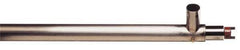 Finish Thompson - 2 Inch Inlet, 8 GPM, 1-1/2 Inch Barb Discharge, High Viscosity, Low Flow Drum Pump Tube - 200 Ft. Max Head, 40 Inch Long, Can Be Used with Acids, Corrosives and Chemicals - All Tool & Supply