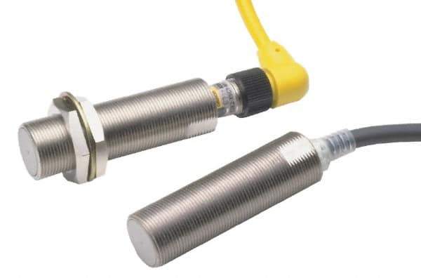 Omron - NC, NC, 2mm Detection, Cylinder Shielded, Inductive Proximity Sensor - 2 Wires, IP67, 12 to 24 VDC, M12x1 Thread, 69mm Long x 21mm Wide - All Tool & Supply