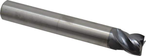 Kennametal - 1", 4 Flute, Solid Carbide, Corner Chamfer End Mill - 7" OAL, 1-1/8" LOC - All Tool & Supply