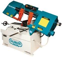 Clausing - 9 x 14-1/2" Max Capacity, Manual Variable Speed Pulley Horizontal Bandsaw - 50 to 295 SFPM Blade Speed, 230/460 Volts, 45°, 2 hp, 3 Phase - All Tool & Supply