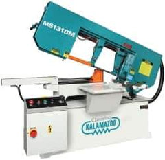 Clausing - 18-1/2 x 10-1/2" Max Capacity, Manual Variable Speed Pulley Horizontal Bandsaw - 102 to 377 SFPM Blade Speed, 230/460 Volts, 3 hp, 3 Phase - All Tool & Supply