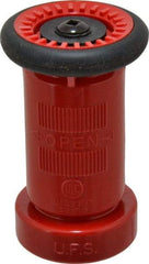 Made in USA - 1-1/2" Hose Diam NST Constant Flow Hose Nozzle - 75 Max GPM, Polyurethane, 100 psi - All Tool & Supply