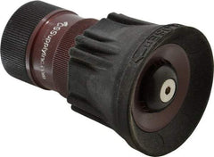 Made in USA - 1" Hose Diam NPSH Thread Constant Flow Hose Nozzle - 30 Max GPM, Polyurethane, 100 psi - All Tool & Supply