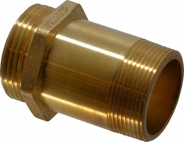 Value Collection - Brass Nipple - For Use with Fire Hose - All Tool & Supply