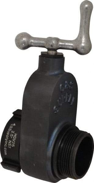 Made in USA - 2-1/2" Pipe, NST Aluminum Gate Valve - Union Bonnet - All Tool & Supply