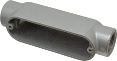 Thomas & Betts - C Body, 3/4" Trade, IMC, Rigid Aluminum Conduit Body - Oval, 5-1/8" OAL, 7.3 cc Capacity, Gray - All Tool & Supply