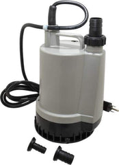 Value Collection - 1/6 hp, 120 Amp Rating, 120 Volts, Full-On Operation, Submersible Pump - Plastic Housing - All Tool & Supply