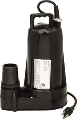 Value Collection - 1/2 hp, 120 Amp Rating, 120 Volts, Full-On Operation, Submersible Pump - Plastic Housing - All Tool & Supply