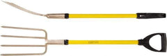 Ampco - Fork with 29" Straight Fiberglass Handle - 7" Blade Width, 4 Tines, 11-1/2" Tine Length - All Tool & Supply