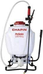 Chapin - 4 Gal Garden Backpack Sprayer - Reinforced Hose, Polyethylene Tank, For Industrial Applications - All Tool & Supply