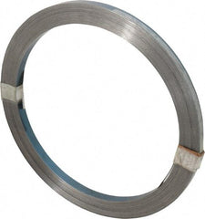 Value Collection - 1 Piece, 75 Ft. Long x 1/2 Inch Wide x 0.025 Inch Thick, Roll Shim Stock - Spring Steel - All Tool & Supply