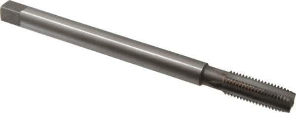 Hertel - 3/4-10 UNC, 4 Flute Plug Hand Pulley Tap - High Speed Steel, Bright Finish, H3 Thread Limit, 10" OAL - All Tool & Supply