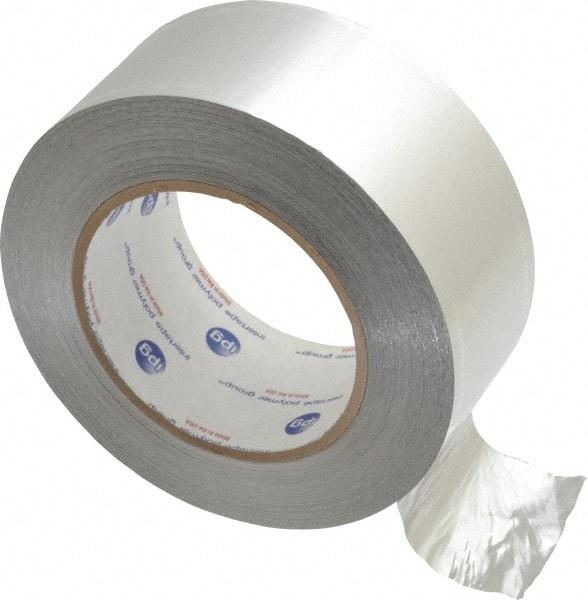 Intertape - 2" x 60 Yds Silver Foil Tape - 5 mil, Acrylic Adhesive, Aluminum Foil Backing, 28 Lb/ln Tensile Strength, -29.2°F to 325°F, Series ALF300 - All Tool & Supply