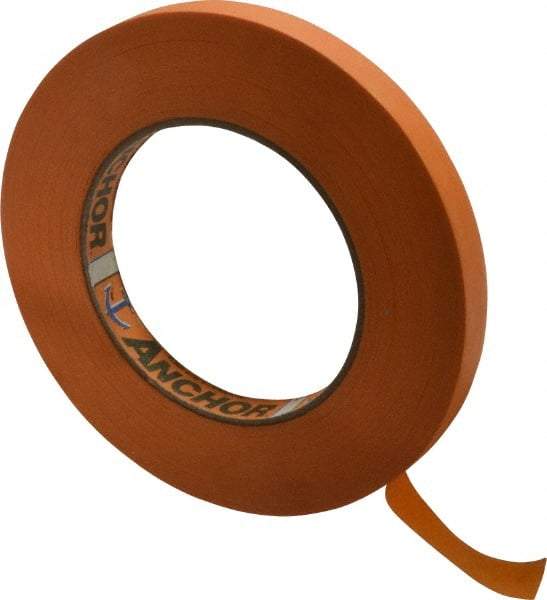 Intertape - 1/2" Wide x 60 Yd Long Orange Paper Masking Tape - Series Orange Mask, 7.1 mil Thick, 23 In/Lb Tensile Strength - All Tool & Supply