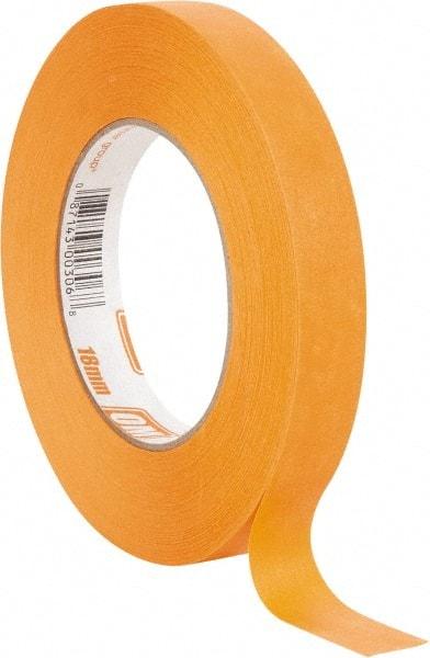 Intertape - 3/4" Wide x 60 Yd Long Orange Paper Masking Tape - Series Orange Mask, 7.3 mil Thick, 23 In/Lb Tensile Strength - All Tool & Supply