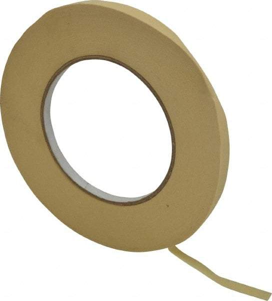 Intertape - 1/4" Wide x 60 Yd Long Tan Paper Masking Tape - Series PG21, 7.3 mil Thick, 26 In/Lb Tensile Strength - All Tool & Supply