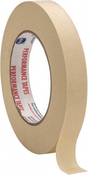 Intertape - 3/4" Wide x 60 Yd Long White Paper Masking Tape - Series PG49, 6.7 mil Thick, 24 In/Lb Tensile Strength - All Tool & Supply