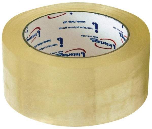 Intertape - 2" x 110 Yd Clear Acrylic Adhesive Sealing Tape - Polypropylene Film Backing, 2.1 mil Thick, 27 Lb Tensile Strength, Series 321 - All Tool & Supply