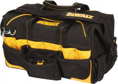 DeWALT - 42 Pocket Black & Yellow Polyester Tool Bag - 18" Wide x 9-1/2" Deep x 10-1/2" High - All Tool & Supply