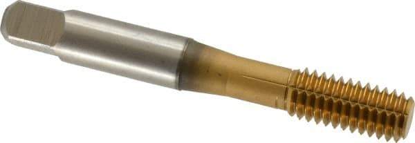 Accupro - 3/8-16 UNC H5 Thread Limit Bottoming Thread Forming Tap - Powdered Metal High Speed Steel, TiN Finish, 2-15/16" OAL - All Tool & Supply