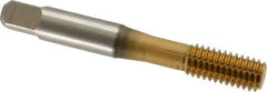 Accupro - 3/8-16 UNC H5 Thread Limit Bottoming Thread Forming Tap - Powdered Metal High Speed Steel, TiN Finish, 2-15/16" OAL - All Tool & Supply