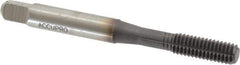 Accupro - M6x1.00 Metric Coarse D9 Thread Limit Bottoming Thread Forming Tap - Powdered Metal High Speed Steel, TiCN Finish, 2-1/2" OAL - All Tool & Supply