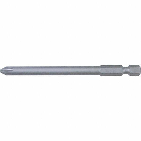 Wiha - #3 Power Bit - 1/4" Drive, 2-3/4" OAL - All Tool & Supply