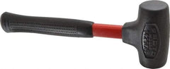 Proto - 16 oz Head 1-5/8" Face Diam Urethane Dead Blow Hammer - 12" OAL, Fiberglass Handle - All Tool & Supply