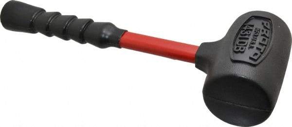 Proto - 64 oz Head 2-5/8" Face Diam Urethane Dead Blow Hammer - 14-3/8" OAL, Fiberglass Handle - All Tool & Supply