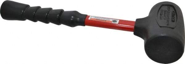 Proto - 48 oz Head 2-7/16" Face Diam Urethane Dead Blow Hammer - 14" OAL, Fiberglass Handle - All Tool & Supply