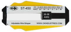 Jonard Tools - 36 to 26 AWG Capacity Precision Wire Stripper - Polycarbonate Handle - All Tool & Supply