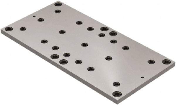 Jergens - 40" Long x 20" Wide Steel Fixture Plate - 1-1/4" Plate Thickness - All Tool & Supply